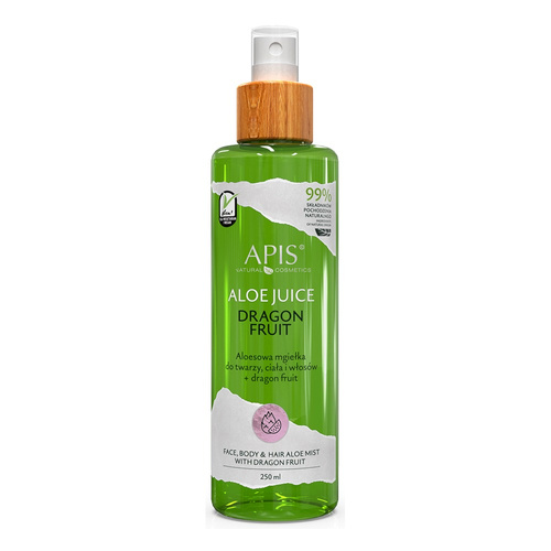 Apis Aloe Juice Dragon Fruit Face Body and Hair Mist for All Skin Types 250ml