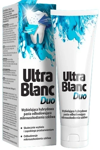 UltraBlanc Duo Hybrydowa Pasta do Zębów Odbudowująca Szkliwo 75ml