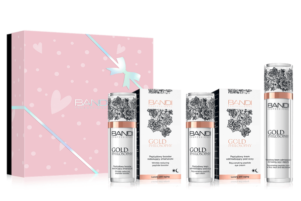 Bandi Set Gold Philosophy Face Cream Booster and Eye Cream 50x30x30ml