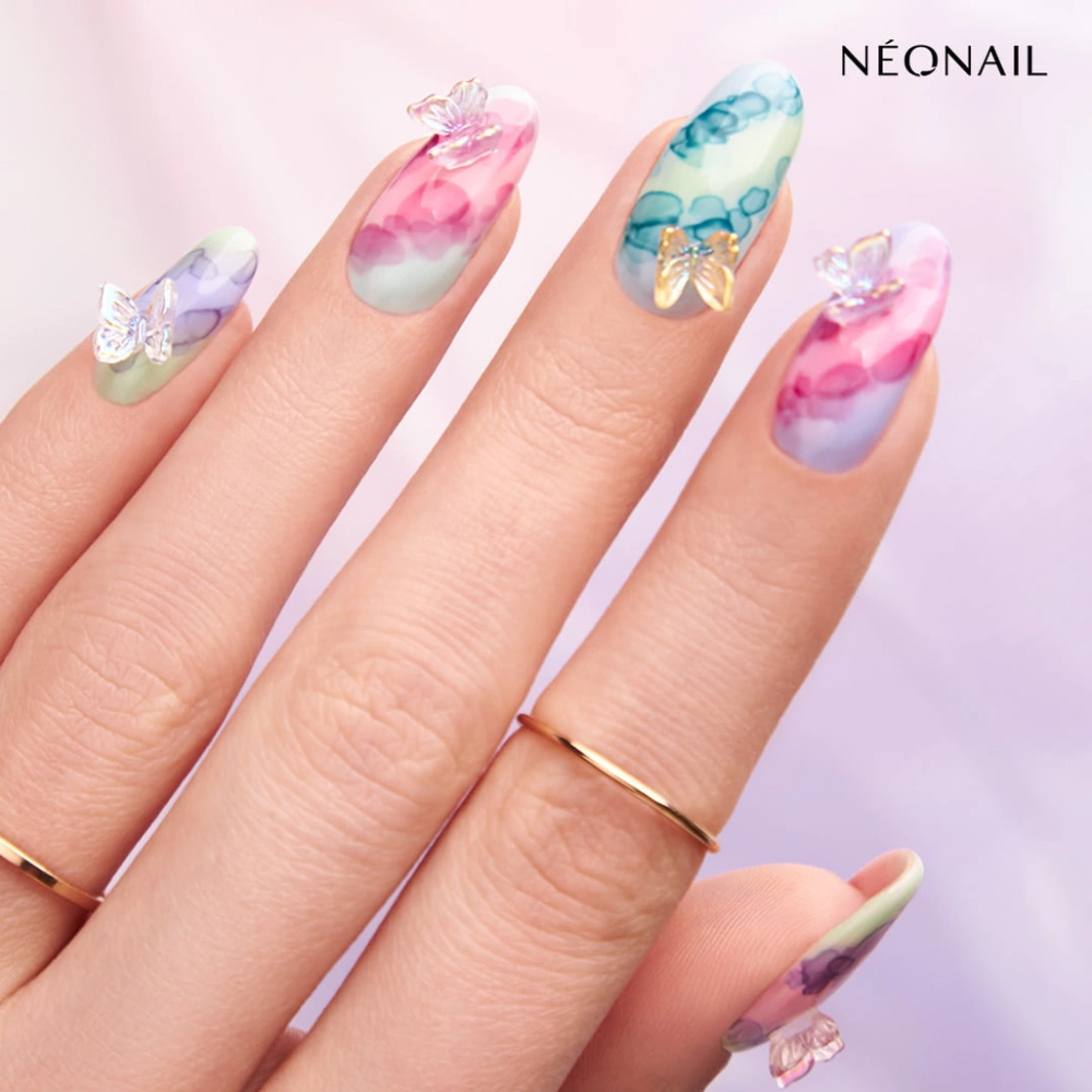 Neonail Blooming Dreams 3D Butterflies Nail Art Decoration Set Ozdoba Motyl 10 Sztuk