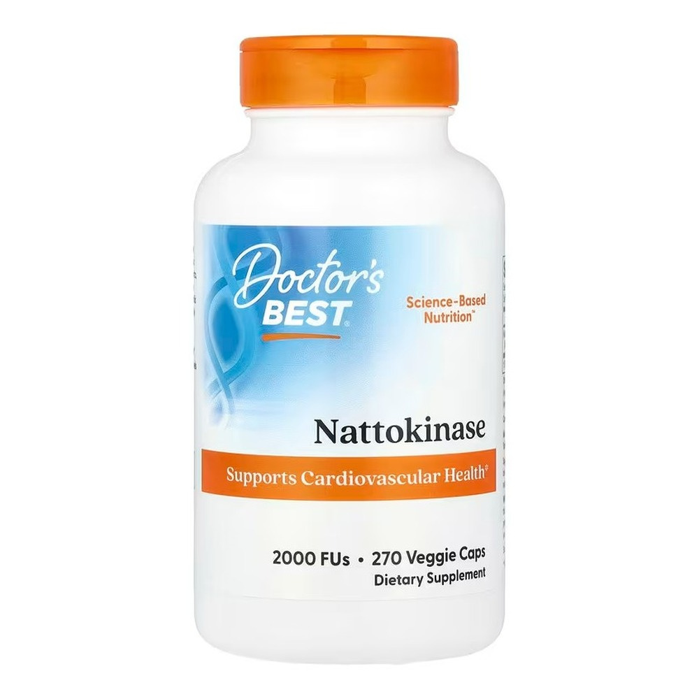 Doctor's Best Nattokinaza, 2000 FUs Kapsułki 270 kapsułek