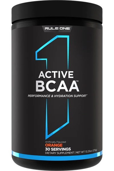 Rule One Active BCAA, Orange - 375g