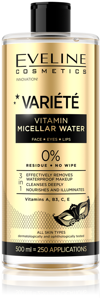 Eveline Variete Vitamin Micellar Fluid for All Skin Types 500ml