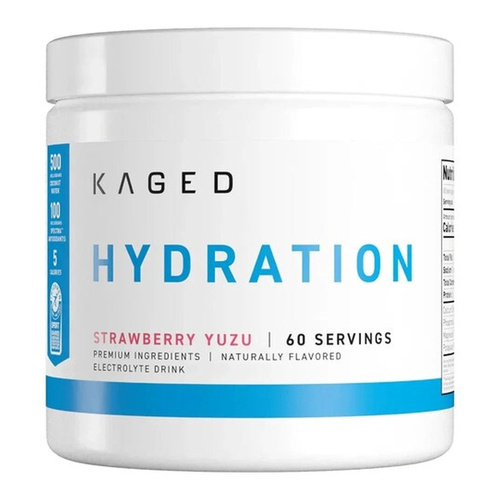 Kaged Muscle Hydration Strawberry Yuzu Electrolyte Powder for Hydration 288g