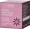 Ziaja Jasmine Anti-Wrinkle Cream 50+ with Hyaluronic Acid for Mature Skin at Night Vegan 50ml