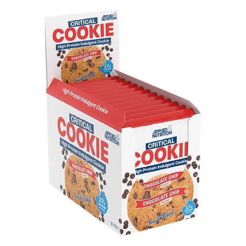 Applied Nutrition Critical Cookie, Chocolate Chip 12 x 73g