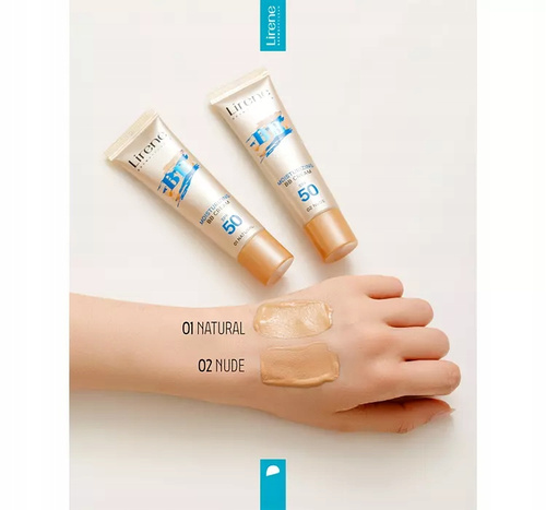 Lirene BB Moisturizing Color Cream SPF50 No. 02 Nude 30ml
