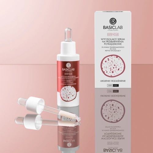 BasicLab Cosmetology Kojące Serum na Przebarwienia Potłuszczowe 30ml