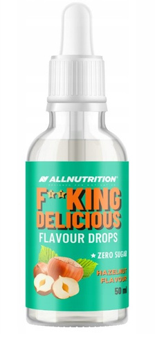 Allnutrition Fitking Delicious Flavour Drops Hazelnut Sugar-Free Flavouring 50ml