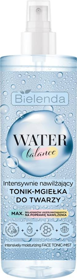Bielenda Water Balance Intensively Moisturizing Face Toner-Mist Vegan 200ml