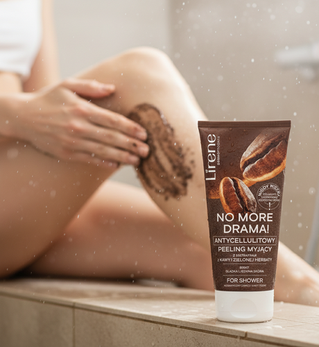 Lirene No More Drama! Anti-Cellulite Sugar Peeling with Coffee and Green Tea Extracts 175g