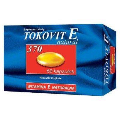 Tokovit E 370 Natural to Supplement the Diet with Vitamin E 60 Capsules