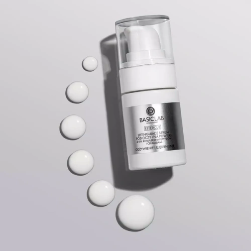 BasicLab Esteticus Liftingujące Serum pod Oczy 10% Peptydy 15ml