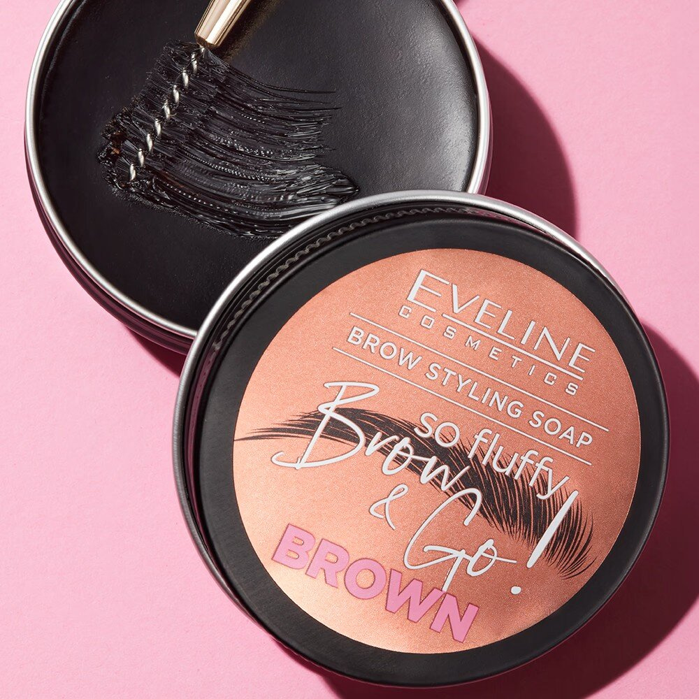 Eveline Brow & Go Mydło do Stylizacji Brwi Brown 25g