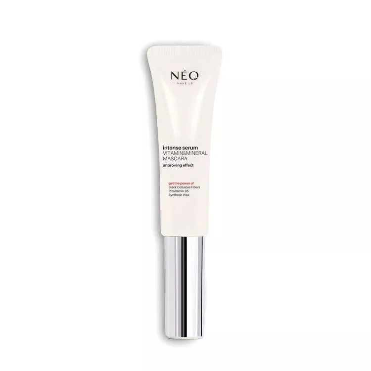 Neo Makeup Intense Serum Vitamins and Minerals Odżywczy Tusz do Rzęs z Tendencją do Wypadania Black 9ml