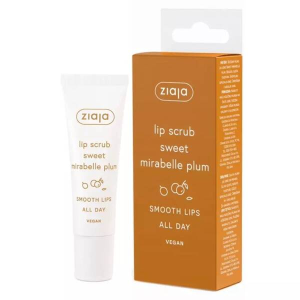 Ziaja Smooth Lips Peeling do Ust Słodka Mirabelka 12ml