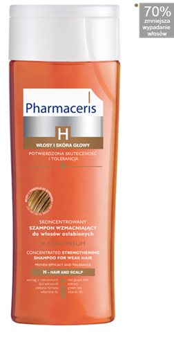 Pharmaceris H Keratineum Strengthening Shampoo Concentrate for Weak Hair 250ml