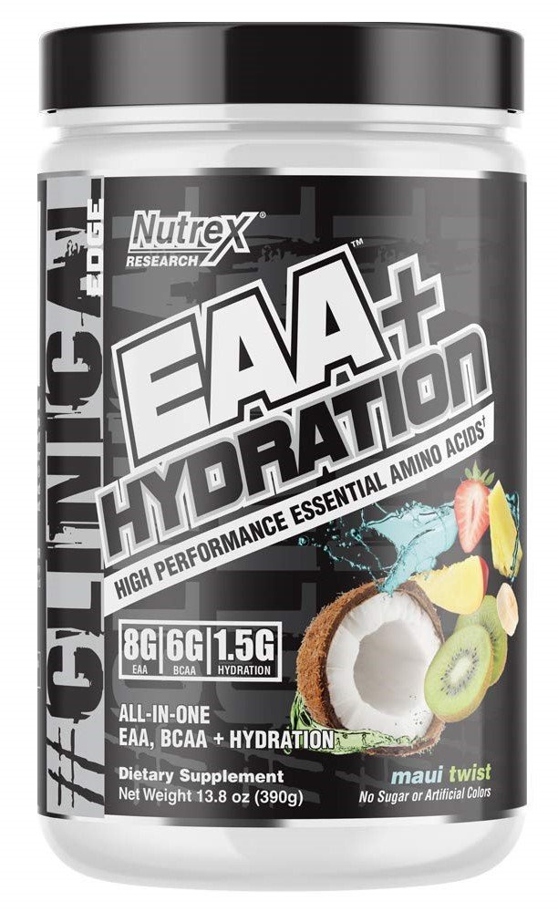 Nutrex EAA + Hydration Maui Twist Aminokwasy EAA z Elektrolitami na Nawodnienie i Regenerację Mięśni 390g