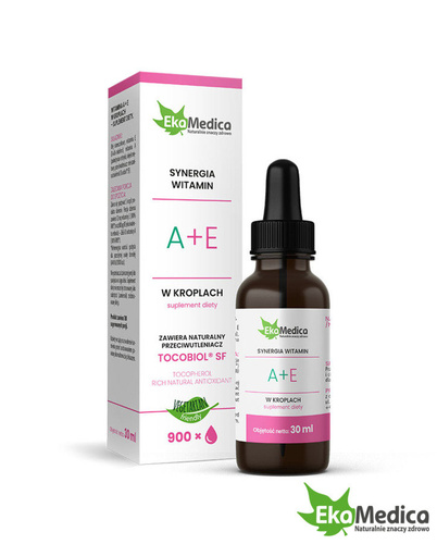 EkaMedica Witamina A + E w kroplach Mieszanina Tokoferoli 30ml