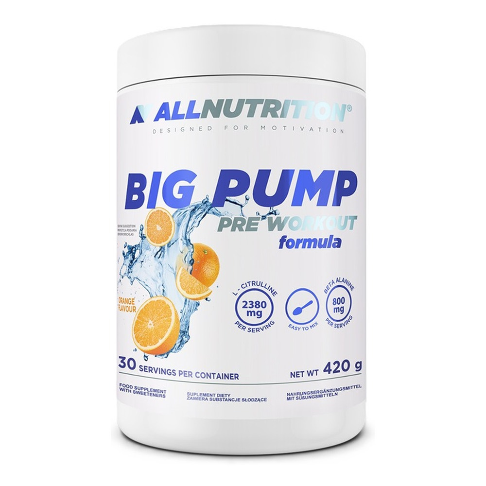 Allnutrition Big Pump Formuła Przedtreningowa Orange 420g