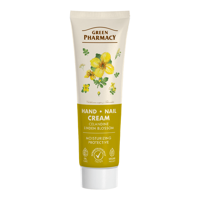 Green Pharmacy Hand and Nail Cream Celandine and Linden Blossom 100ml