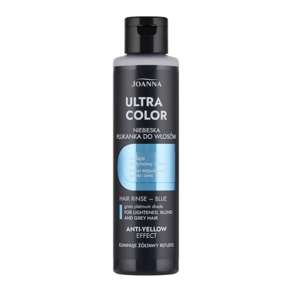Joanna Ultra Color Płukanka do Włosów Blond Siwych i Rozjaśnionych Niebieska 150ml