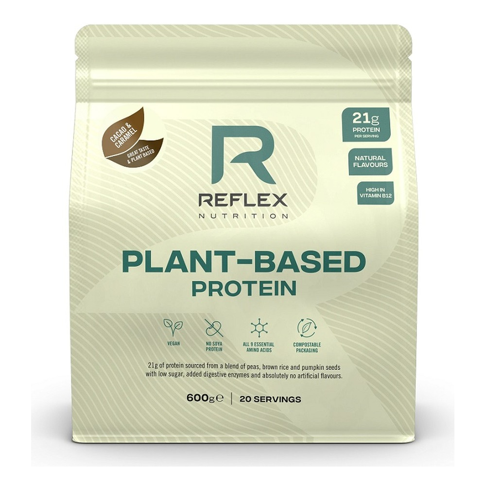 Reflex Nutrition Plant Based Protein Powder Cacao & Carmel 600g