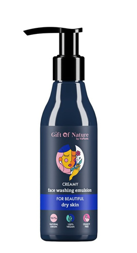 Gift of Nature Kremowa Emulsja do Mycia Twarzy dla Cery Suchej 150ml