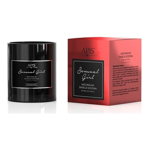 Apis Sensual Girl Natural Soy Candle Oriental Floral Fragrance 220g