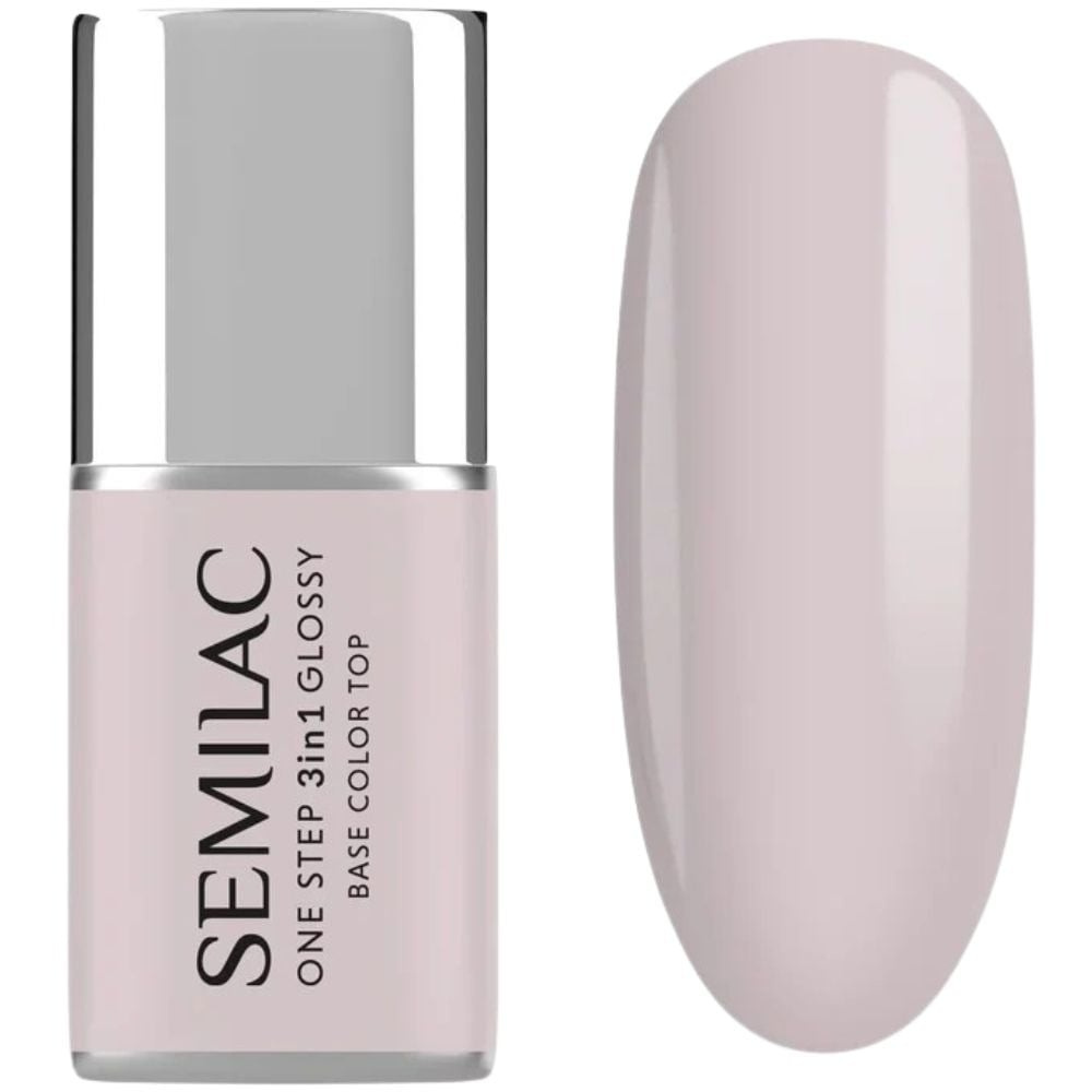 Semilac One Step 3in1 Lakier Hybrydowy S610 Barely Pink Glossy 7ml