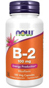 Now Foods Vitamin B-2 Riboflavin 100mg Supports Oxidation and Reduction Processes 100 Capsules