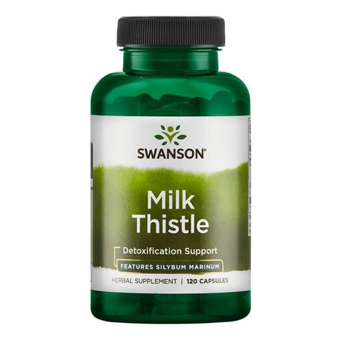 Swanson Milk Thistle 250mg Ostropest Plamisty Extract 120 Kapsułek