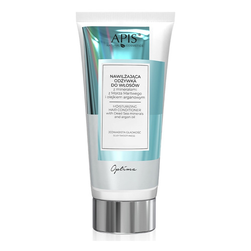 Apis Optima Moisturizing Conditioner with Dead Sea Minerals and Argan Oil for Dry and Damaged Hair 200ml
