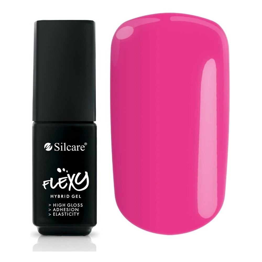 Silcare Flexy UV/LED Hybrid Nail Polish 10 Barbie Pink 4.5g