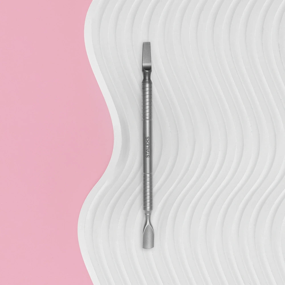 Staleks Beauty & Care 30 Type 2 Manicure Pusher Rounded And Straight Blades 122mm