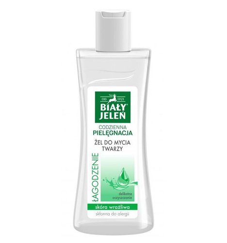 BIAŁY JELEŃ ŻEL do mycia twarzy hipoalergiczny Łagodzenie 265ml