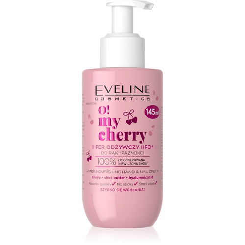 Eveline O! My Cherry krem do rąk i paznokci hiper odżywczy 145 ml