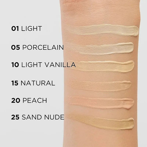 Eveline Wonder Match Light Liquid Concealer with Hyaluronic Acid No. 5 Porcelain 7ml