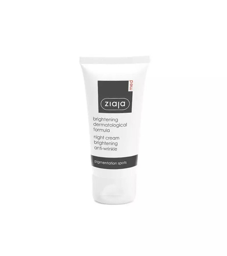 Ziaja Med Treatment Whitening Brightening Anti-Wrinkle Night Cream 50ml Best Before 31.12.26