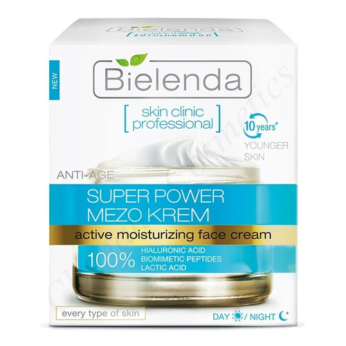 Bielenda Super Power Mezo Moisturising Face Cream Day and Night 50ml