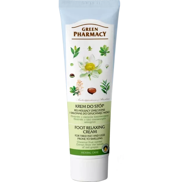 Green Pharmacy Foot Cream Relaxing Tired and Swollen Legs 100ml