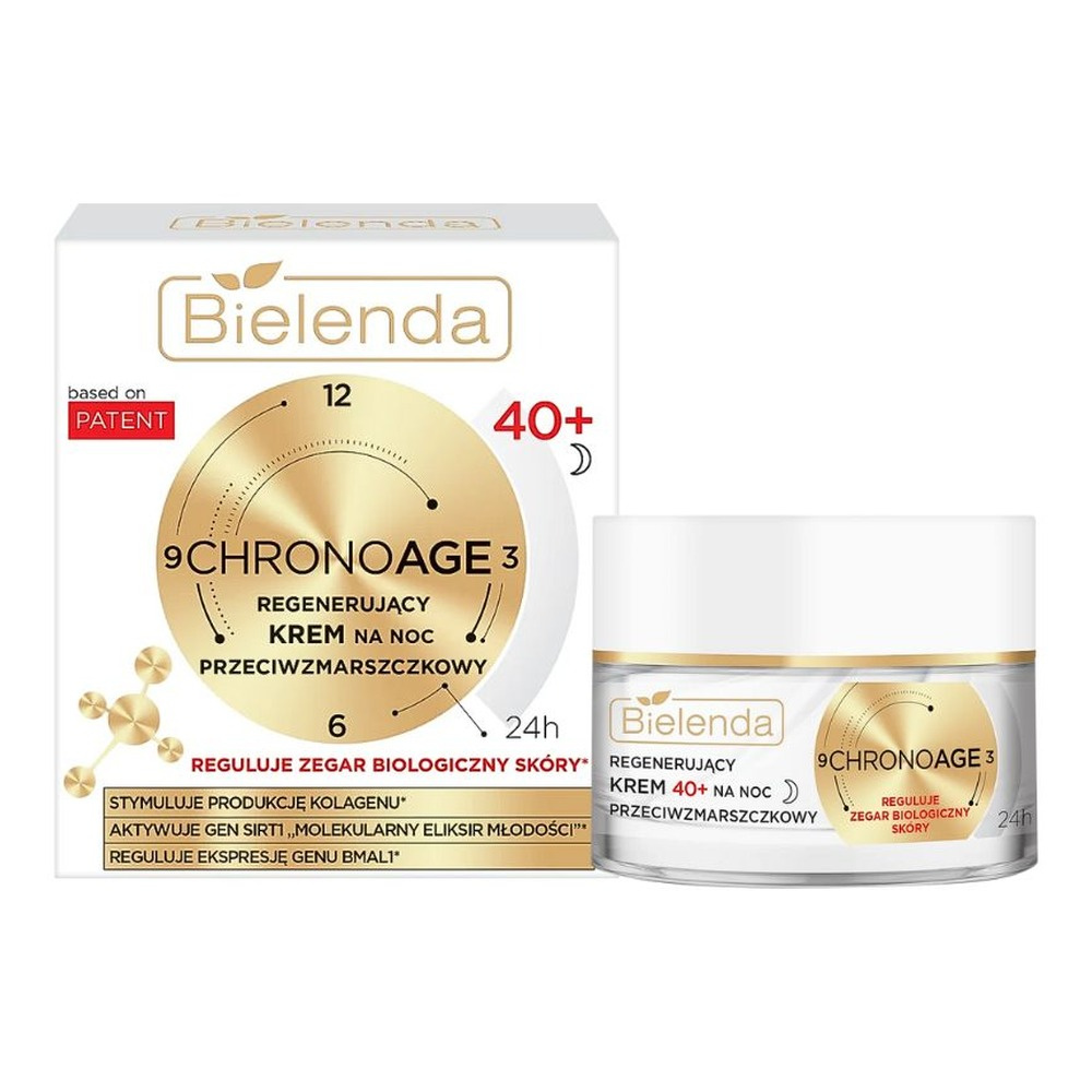 Bielenda Chrono Age 24 H Regenerujący Krem Przeciwzmarszczkowy 40+ na Noc 50ml