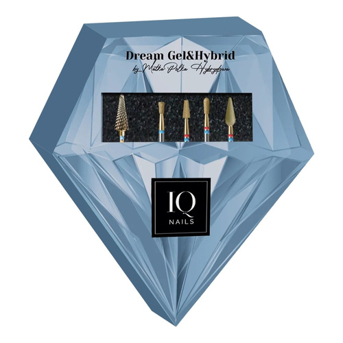 IQ Nails Dream Hybrid Manicure Drill Bit Set 6pcs