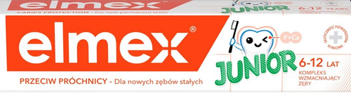 Elmex Junior Pasta do Zębów przeciw Próchnicy dla Dzieci 6 - 12 Lat 75ml Best Before 31.07.26
