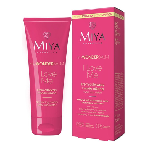 Miya myWONDERbalm Love Me Nourishing Cream with Rose Water 75ml