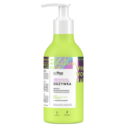 So! Flow Protein and Emollient Conditioner for Low Porosity Hair 400ml