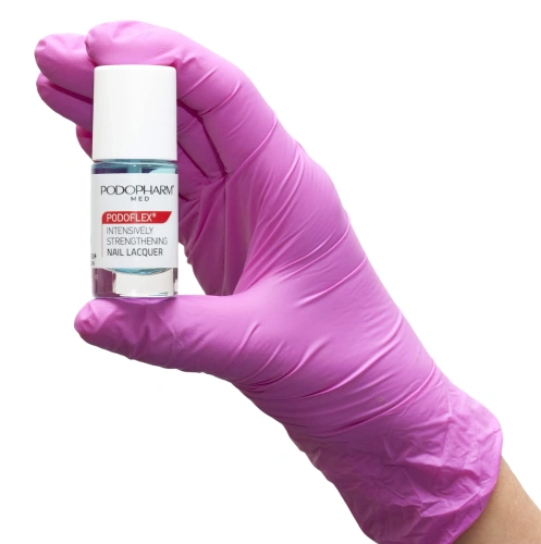 Podopharm Med Podoflex Intensywnie Wzmacniający Lakier dla Suchych Łamiących i Rozdwajających się Paznokci 9ml