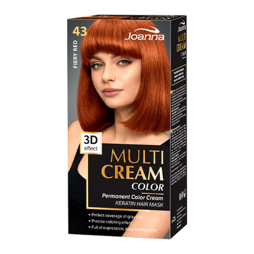 Joanna Multi Cream Color 3D Effect Paint No. 43 Flaming Red 1 Piece