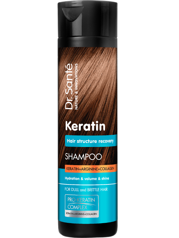 Dr. Sante Keratin Hair Szampon dla Włosów Łamliwych i Matowych 250ml
