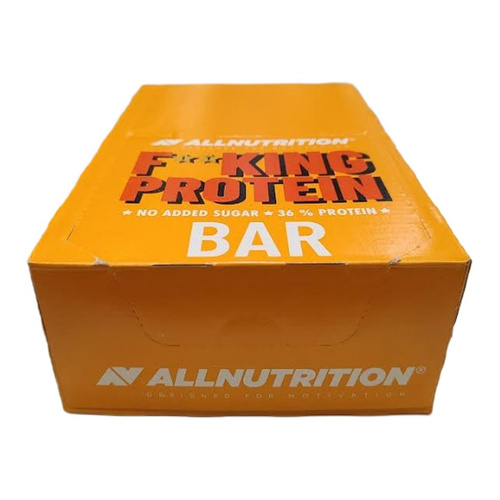 Allnutrition Fitking Delicious Protein Bar Caramel Peanut a High Protein Snack 15x55g